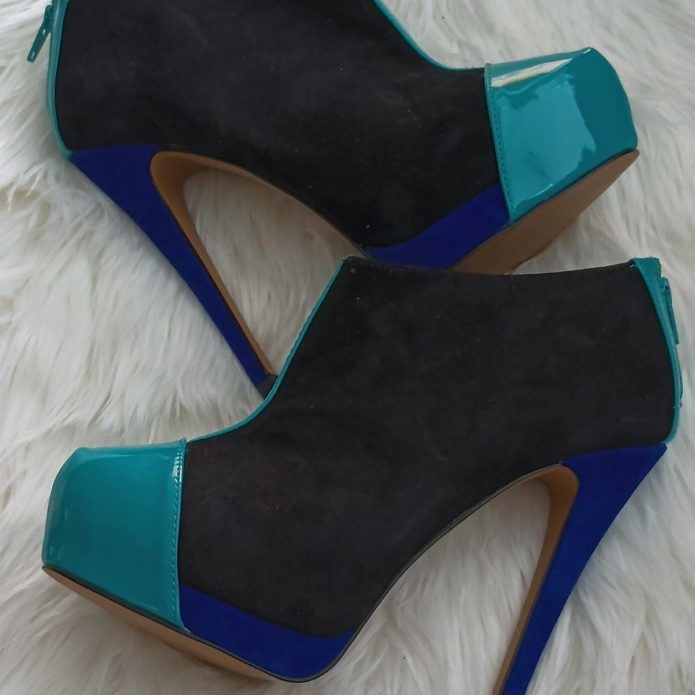 ALDO Color Block Stilettos Booties